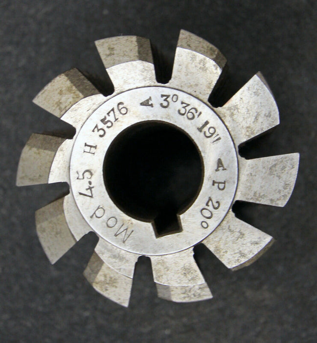 Vollstahlwälzfräser gear hob m= 4,5mm 20° EGW - Ø80x95xØ27mm mit LKN 1gg. Links