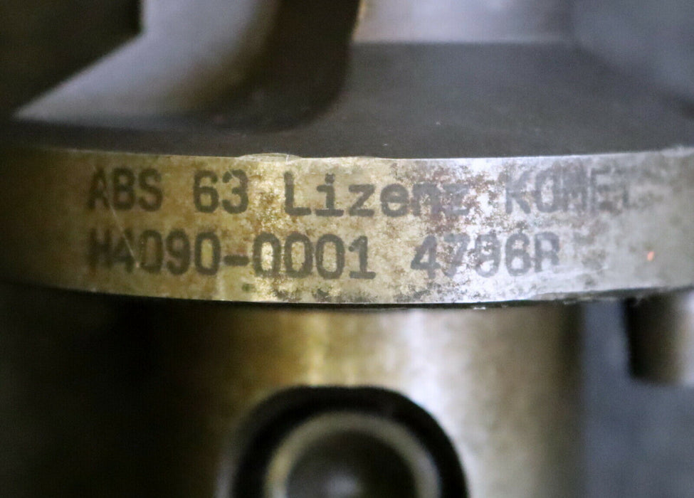 KOMET ABS-Wendeplattenfräser 2-stufig ABS 63 Ø34,4mm auf Länge 61mm Ø37,4mm