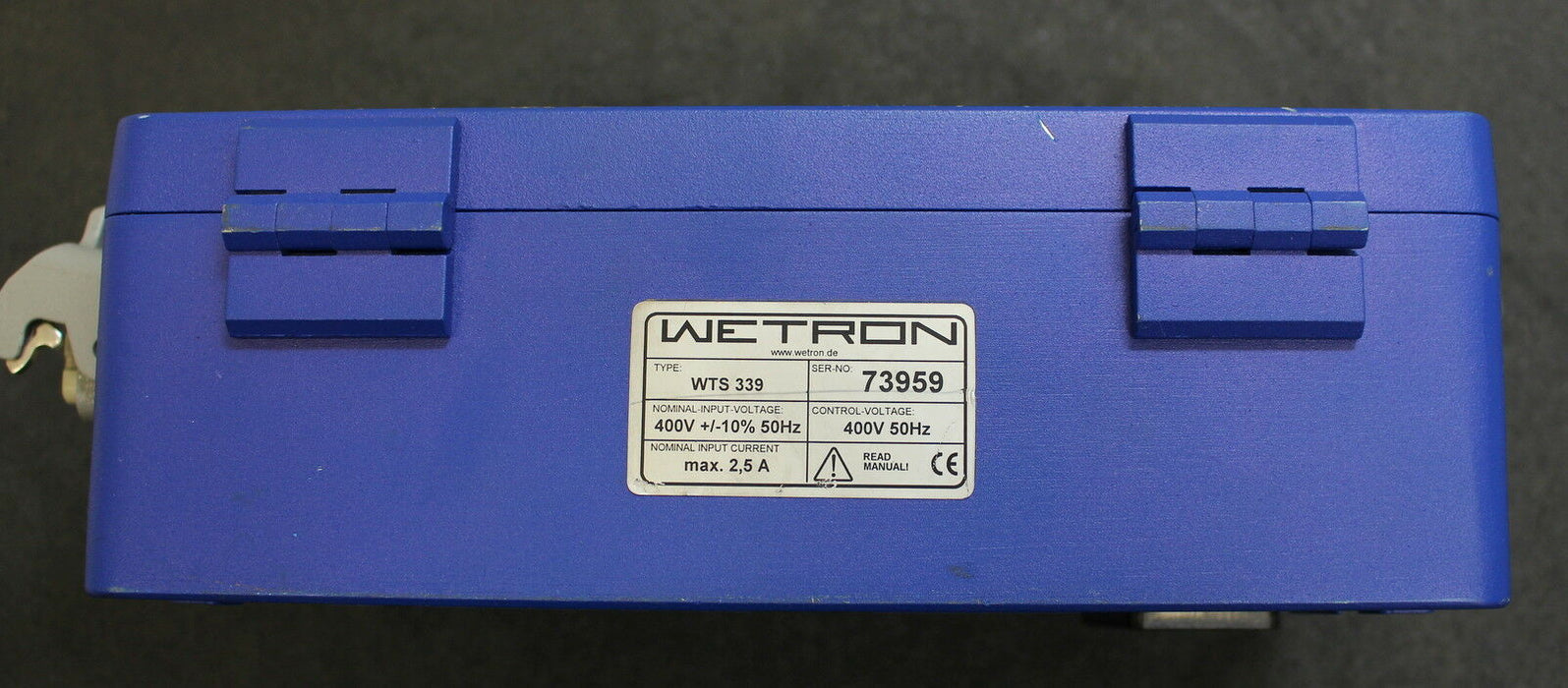 WETRON WTS 300 Type WTS 339 Steuerung 400V 50Hz max. 2.5A gebraucht