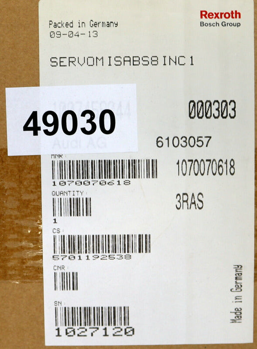 BOSCH CNC SERVO Karte mit integrierter 15 25 F Platine ISABS8 INC 1 - 1070070618