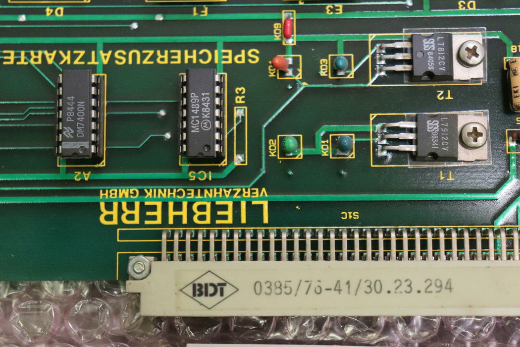 LIEBHERR BDT Speicherzusatzkarte 302329402 35FB90 Bestückung gemäß Bildern