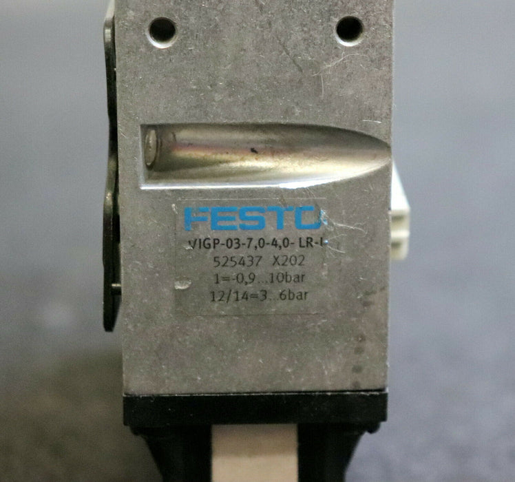 FESTO Adapterplatte VIGP-03-7,0-4,0-LR Nr. 525437 X202 I: 5-10bar / 70-145psi