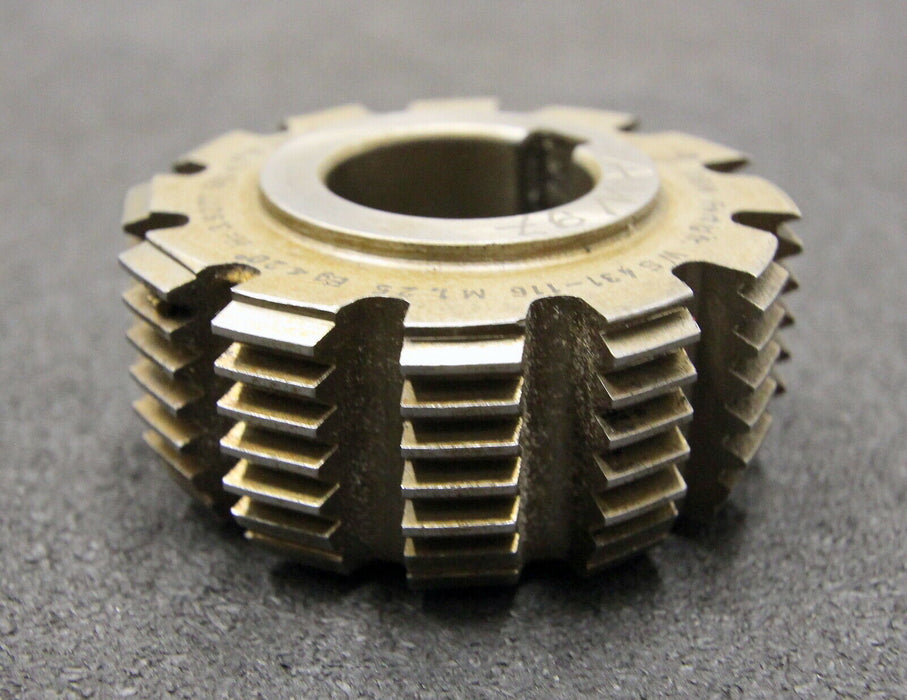 GPS Vollstahlwälzfräser gear hob m= 1,25mm 20° EGW Ø70x35xØ27mm LKN 1gg. Links