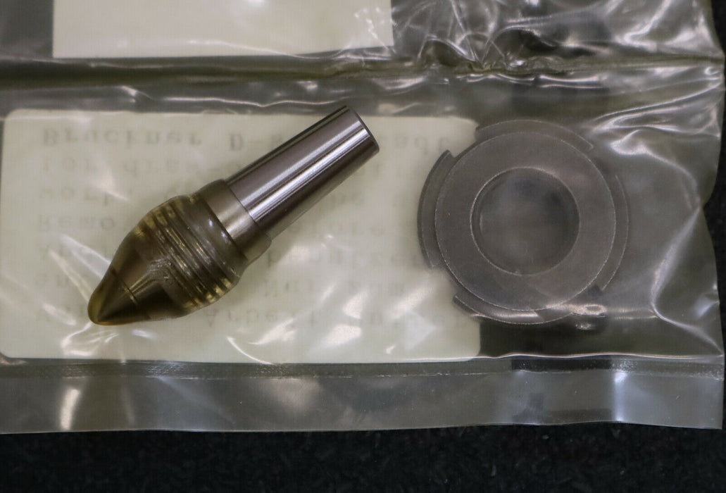 BRUCKNER Zentriereinsatz 482AO HM Länge 45mm mit Abdrückgewinde HM-Spitze 60°