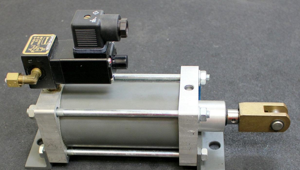 MARTONAIR Druckzylinder RM/544 63 + Drosselventil M430AA0-Antriebszylinder 6 bar