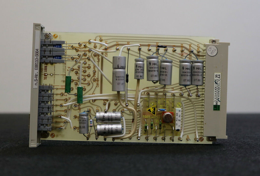 SIEMENS Beschaltungs-Baugruppe 6DC5001-Sonder n.Sach.NR. E88110-S664 gebraucht