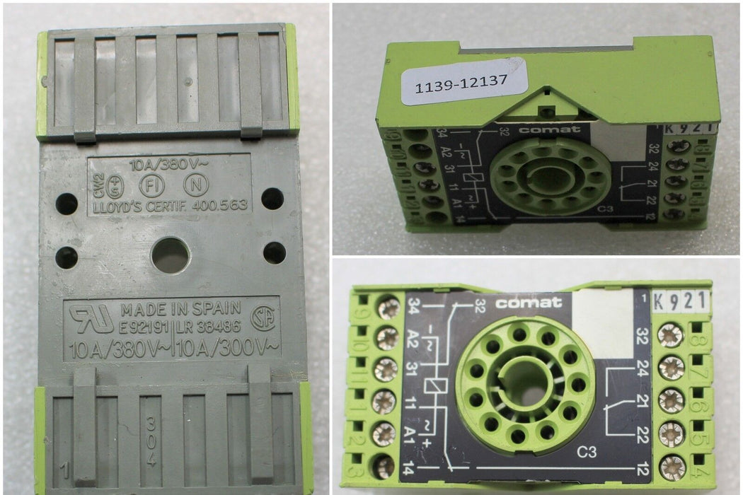 COMAT Relaissockel E92191 10 A - NEU -