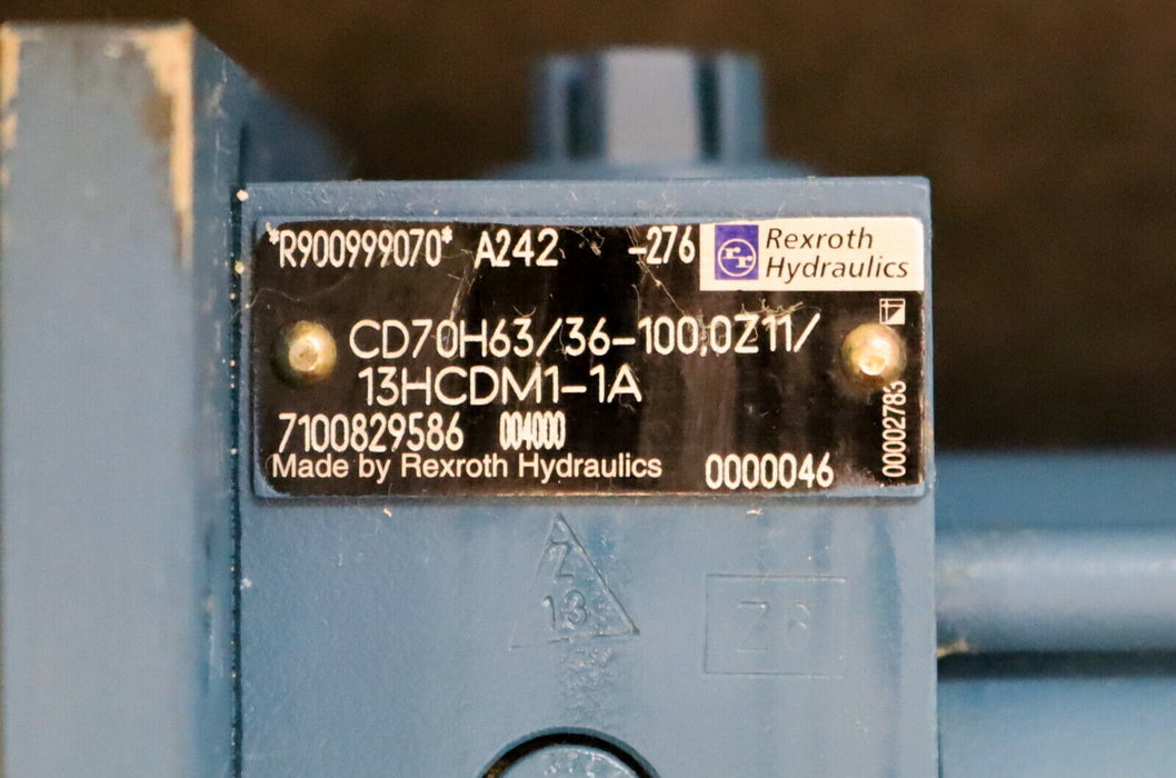 REXROTH Hydraulik-Zylinder CD70H63/36-100.0Z11/13HCDM1-1A ID 7100829586