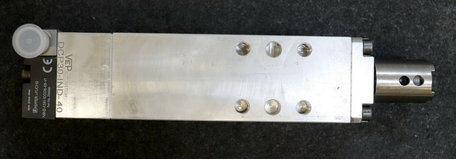 VEP AUTOMATION Zentriereinheit DCP30-BN-40I No. 00178 Hub 40mm Induktiv