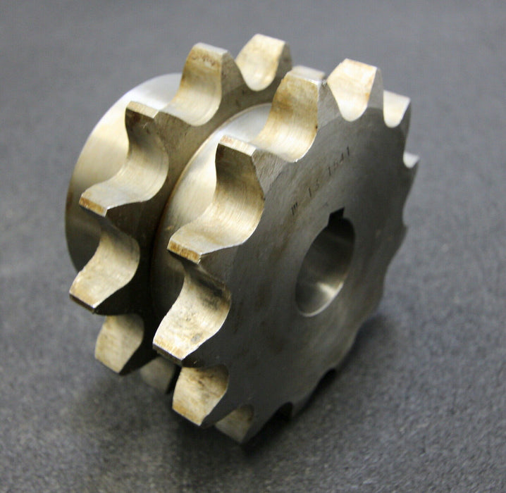 Zweifach-Kettenradscheibe mit einseitiger Nabe ZRS Teilung 1"x17,02mm Z= 13