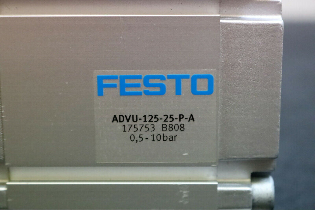 FESTO Kompaktzylinder ADVU-125-25-P-A Mat-Nr. 175753 p= 0,5-10bar Kolben-Ø 125mm