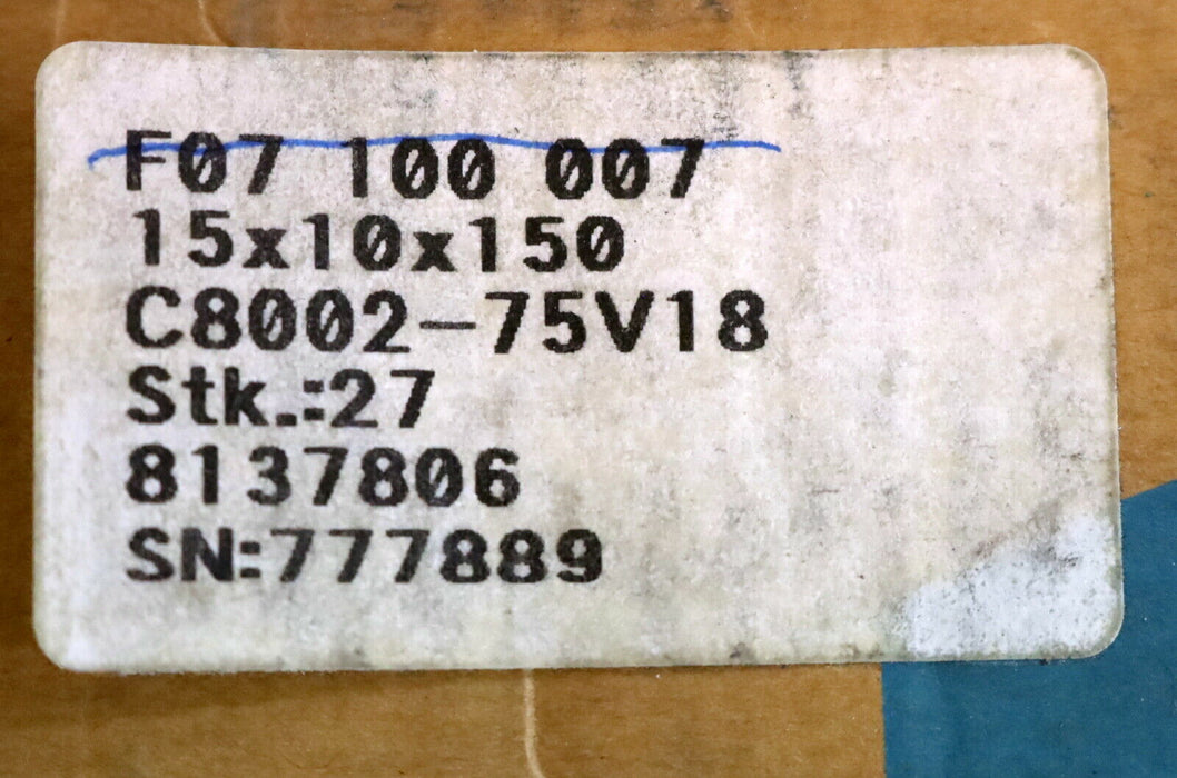 TYROLIT 6 Stück Honleiste honing stone C8002-75W18 - 10x15x150mm - FA 8137806