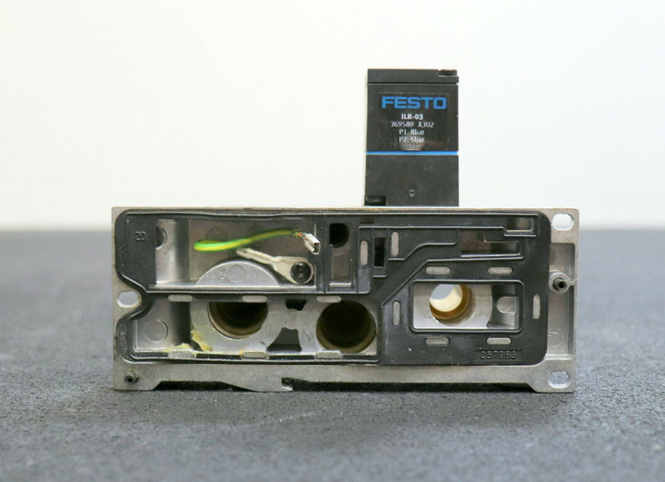 FESTO Endplatte Ventilinsel mit Filtern IEPR-03-4,0-LR Nr. 18781 X302 I: 5-10bar