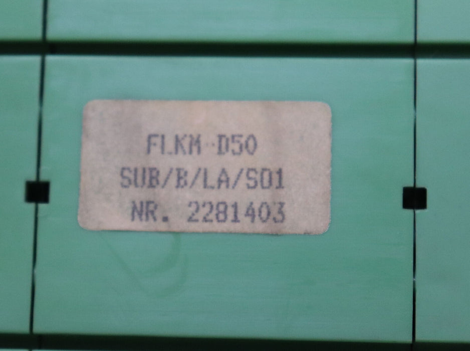 PHOENIX CONTACT VARIOFACE FLKM-D50 SUB/B/LA/S01 Nr. 2281403 50Pol mit Dioden