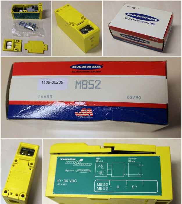 TURCK Multibeam Banner OPTO-Näherungsschalter MB52-0-S7 10-30VDC