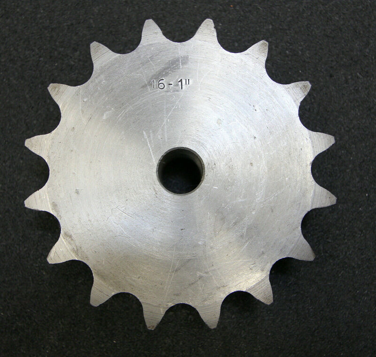 Zweifach-Kettenradscheibe ZRL Chainwheel für 16B-2 Teilung 1"x17,02mm - Z= 16