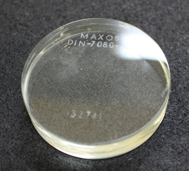 MAXOS Sicherheits-Schauglas D. 60x15mm Sach-Nr. 011275 gehärtet nach DIN 7080