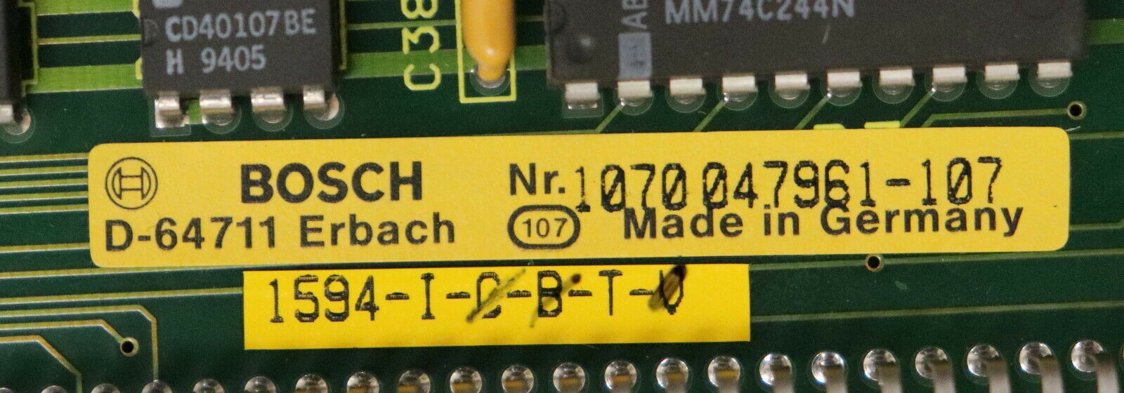 BOSCH Digital-Input Board E24V- Mat.Nr. 1070047961-107 24V