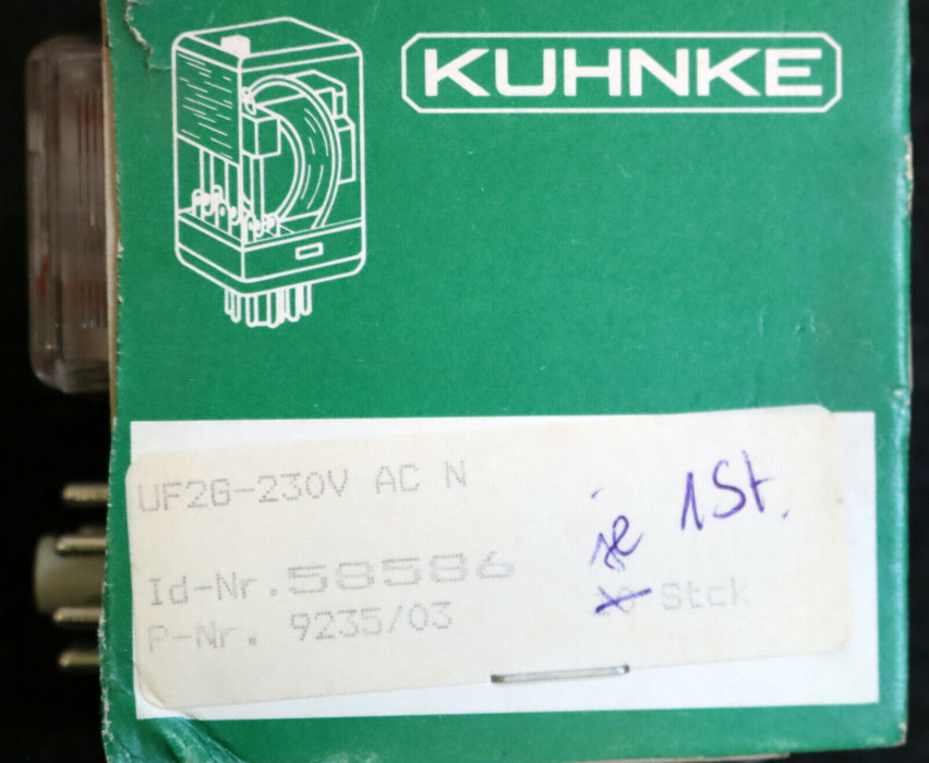 KUHNKE Relais UF2G-230VAC N ID 58586 unbenutzt