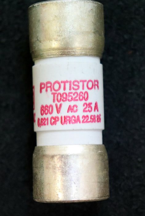 FERRAZ PROTISTOR 5x Sicherungseinsatz fuse-link T095260 6,621 CP URGA 22.58 25