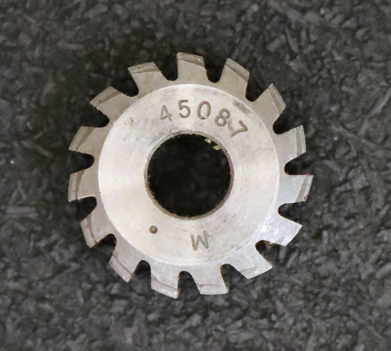 MIKRON Wälzfräser No. 45087 - Ø24x8xØ8mm 1gg. Rechts 15 Spanuten