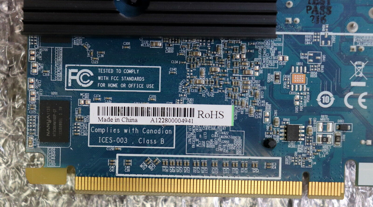 NANYA HDMI Graphikkarte HD5450 512M DDR3 PCI-E PN 299-BE164-00SA gebraucht