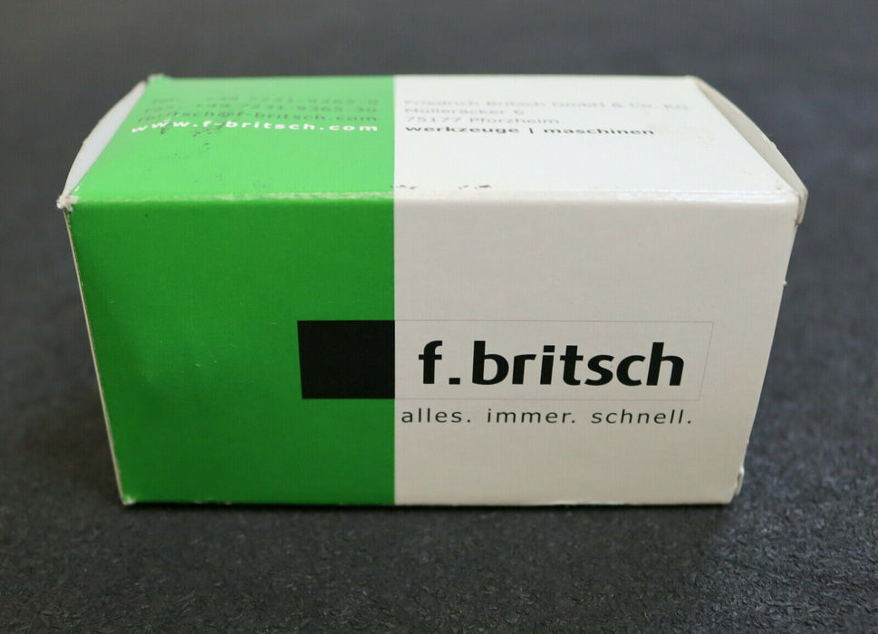 F. BRITSCH Druck-Spannzange mit Längs- + Querrillen Typ 171E SpannØ 30mm in OVP