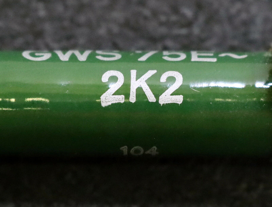 ROSENTHAL RIG-Widerstand 2,2 kOhm GWS 75E~ 45W glasierter Drahtwiderstand