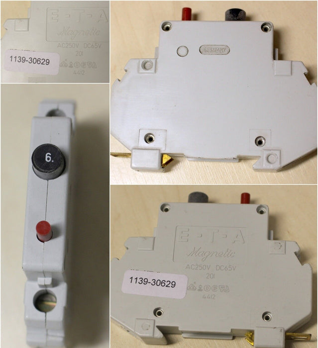 ETA Schutzschalter 201-6A - 250VAC - 65VDC - 4412