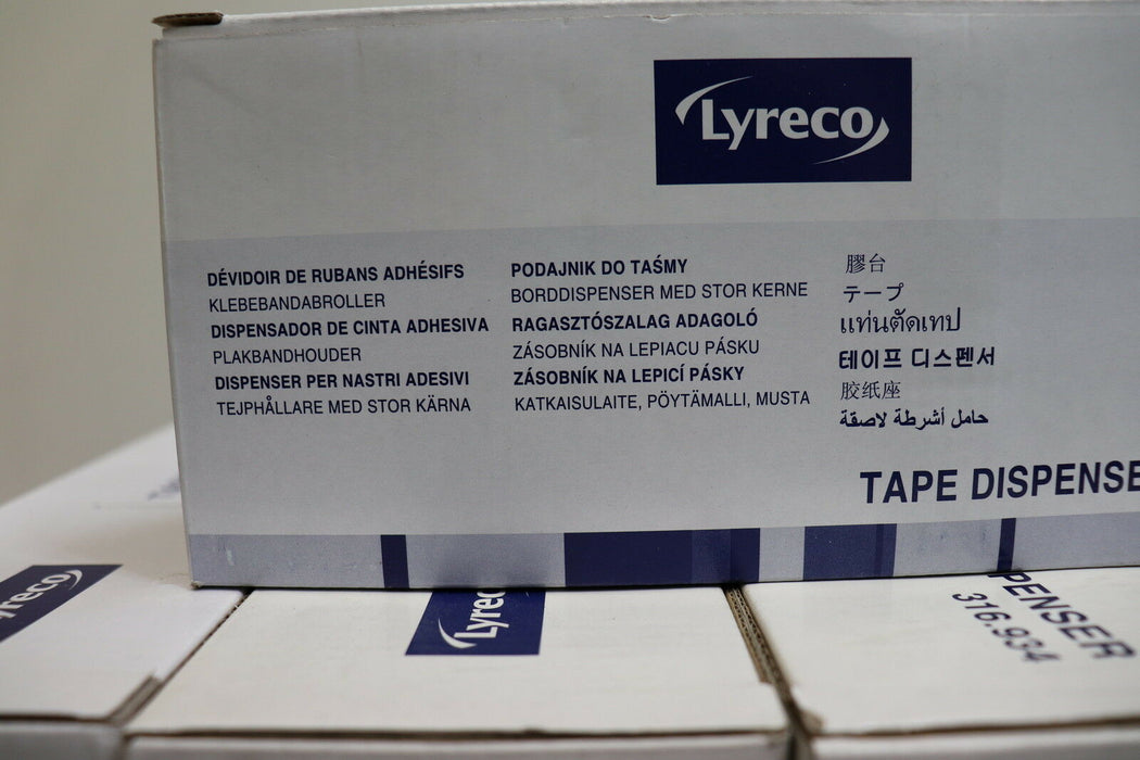 LYRECO 15 Stück Klebefilmabroller 316.934 rutschsicherer Tischabroller 19mmx33m