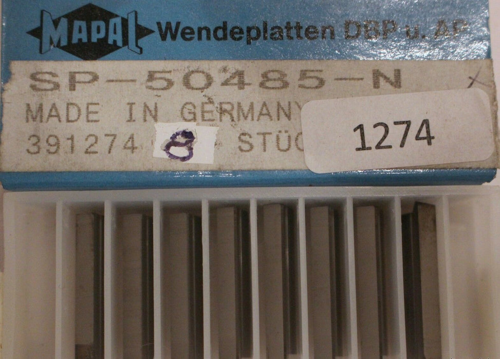 Wendeplatten MAPAL SP-50485-N / 391274 - 8 Stück
