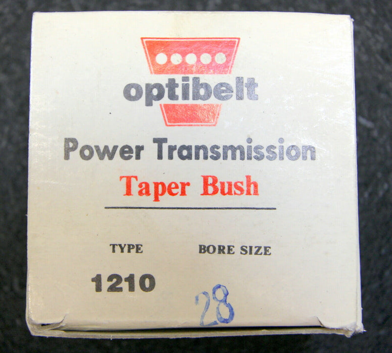 OPTIBELT 10x Taper-Spannbuchse Taper Bush Type 1210 - 28 Bohrungs-Ø d=28mm