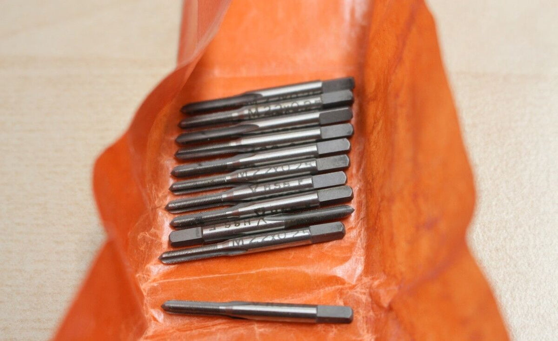 STOCK Maschinen-Gewindebohrer M2,2x0,25 - Regelgewinde - HSS - FJ - No.1 - 10Stk