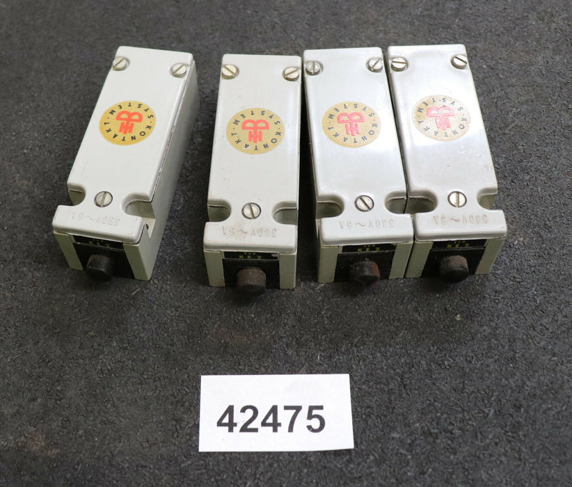 EB DDR 4 Stück Mikroschalter Taster KE2 380V 6A IP55