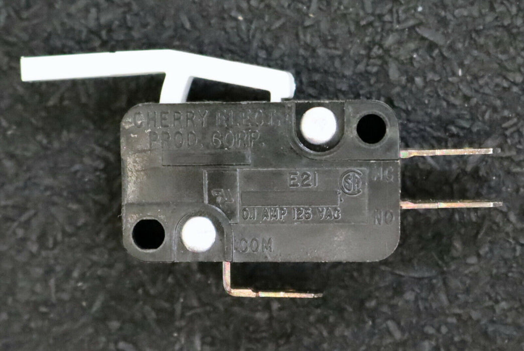 CHERRY Mikroschalter mit Hebel E21 0,1A 125VAC - unbenutzt