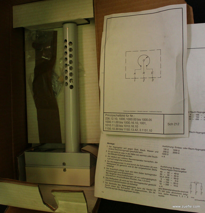 THIES Hygrogeber Typ 1.1010.15.33 Anschlussspannung 24VDC Messelement „K“