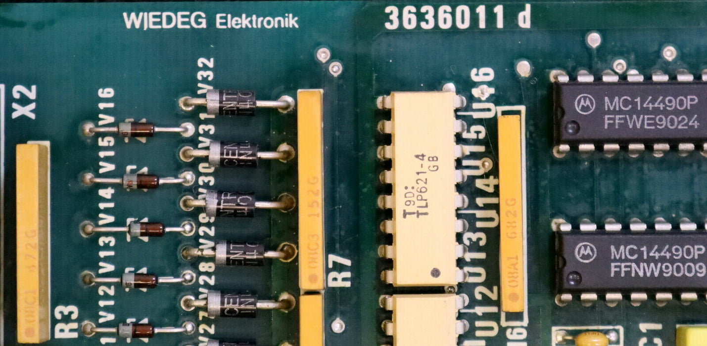 WIEDEG / KLINGELNBERG Eingangskarte 16x24V Art.Nr. 2921061 Z.Nr. 636.011/1.5.01