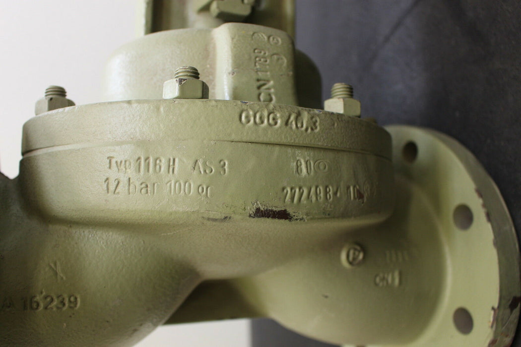 KSB 1 Membranventil Absperrventil Typ 116 H AS3 Nennweite DN100 12bar 100°C