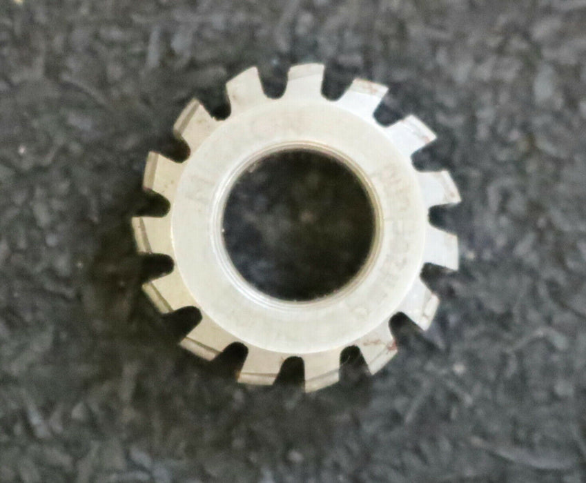 MIKRON Wälzfräser No. 45086 - Ø18x7xØ8mm 1gg. Rechts 15 Spanuten