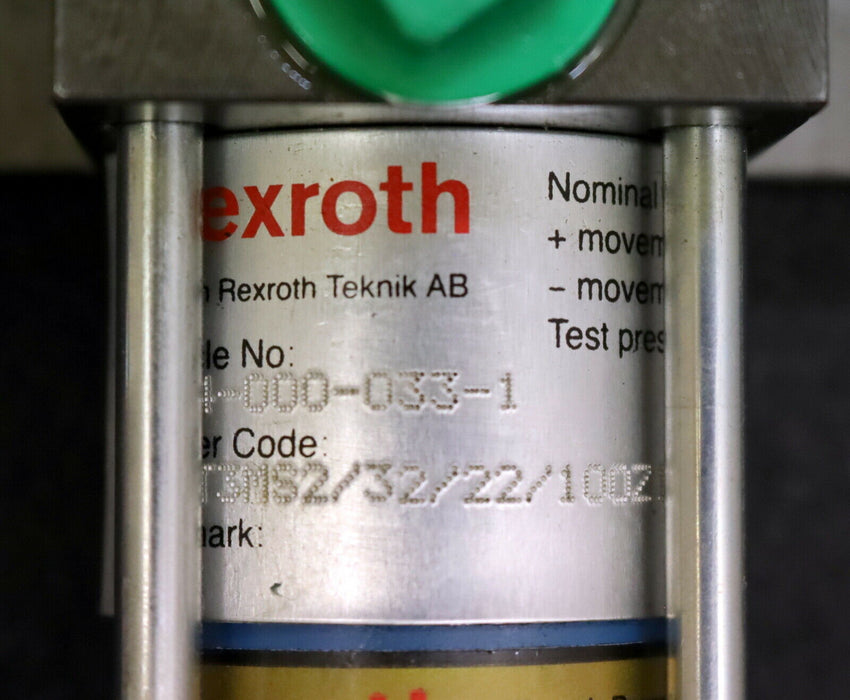 REXROTH Hydraulik-Zylinder CDT3MS2/32/22/100Z1/B1HHUMWW Art.Nr. 224-000-033-1
