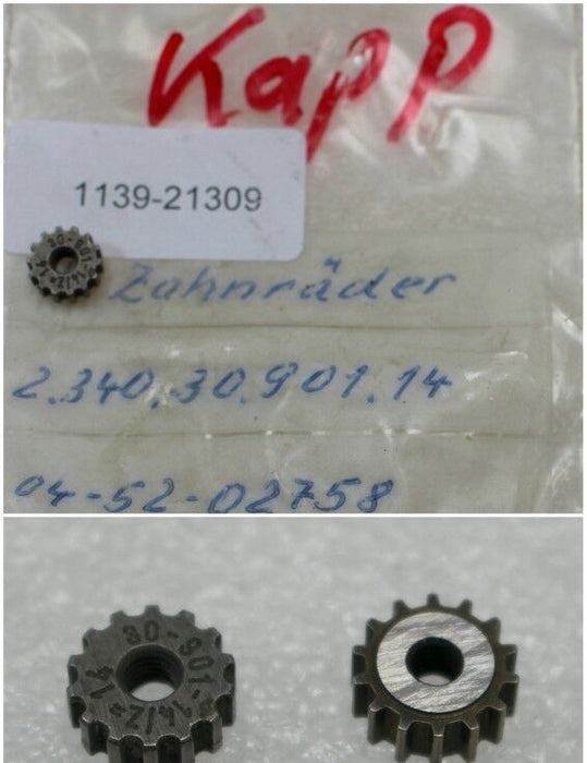 KAPP Zahnrad 2 340 30 901 14 - 10 Stück