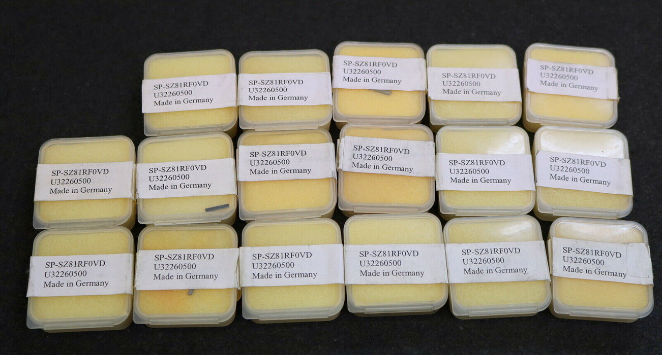 MAPAL 17 Stück Wendeplatte SP-SZ81R0VD SP-SZ81RF0VD U32260500 unbenutzt in OVP