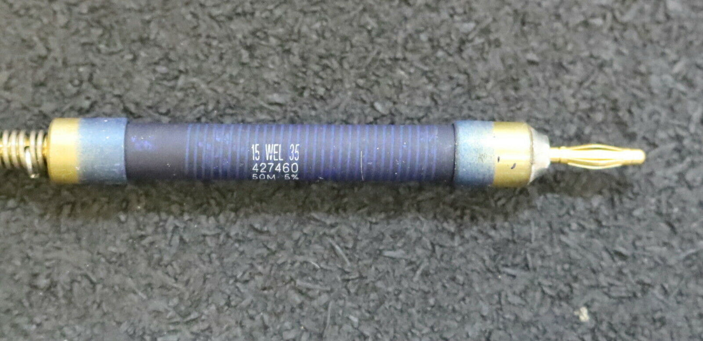 DÜRR Widerstand komplett Ø7mm Länge 150mm 2x50MOhm gefedert Best.Nr. E2301