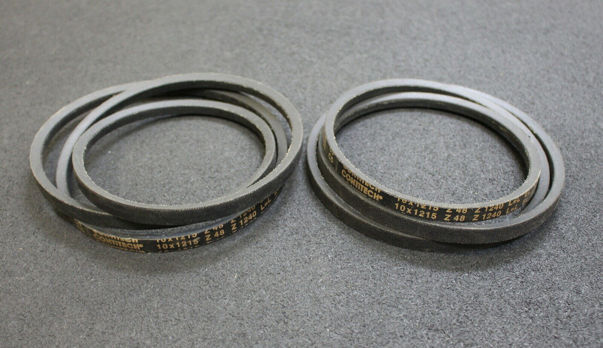 CONTINENTAL 2 Stück Keilriemen 10 x 1215 Li Z48 Innenlänge 1215mm - unbenutzt
