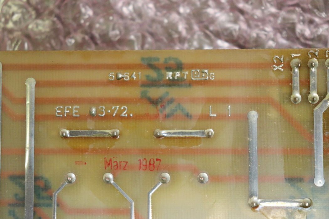 EFE Board O-T8 EFE 03-72.01 RFT G 59641 gebraucht voll funktionsfähig geprüft ok