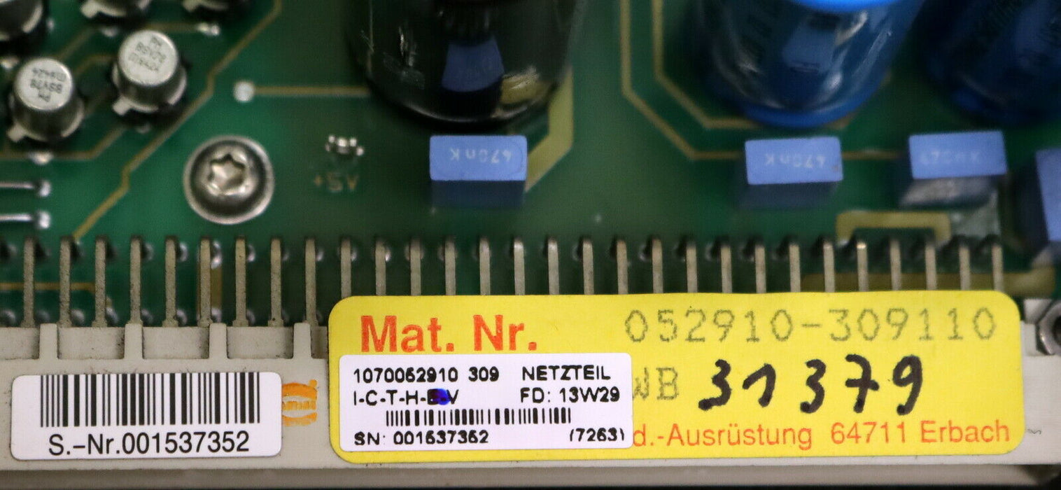 BOSCH CNC Netzteil Power Supply PS 200 Best.Nr. 1070052910 Platine 052910-309110