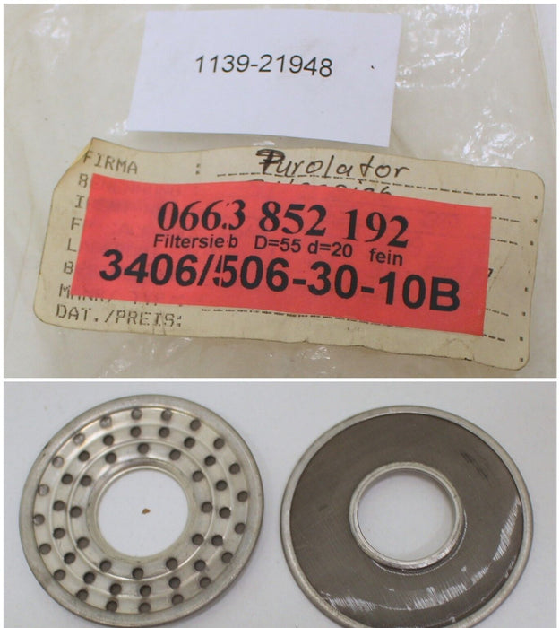 PUROLATOR Filtersieb D=55 d=20 fein - Set mit 7 Stück