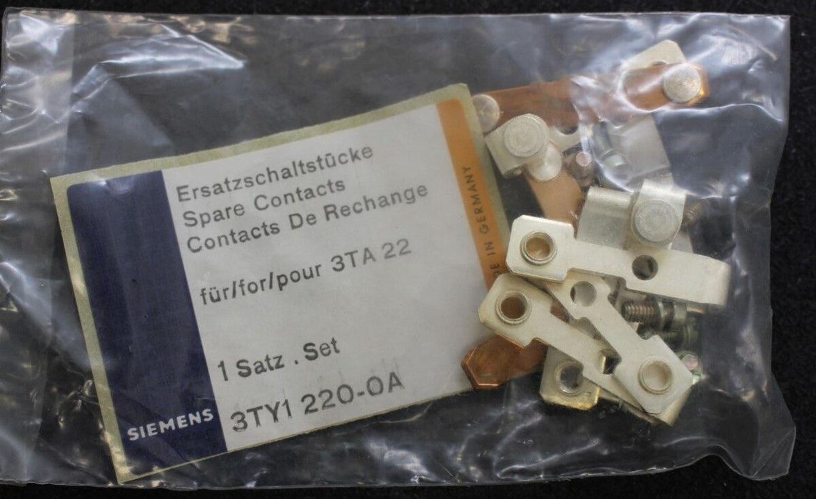 SIEMENS Schaltstück 3TY1220-0A - für Schütz 3TA22