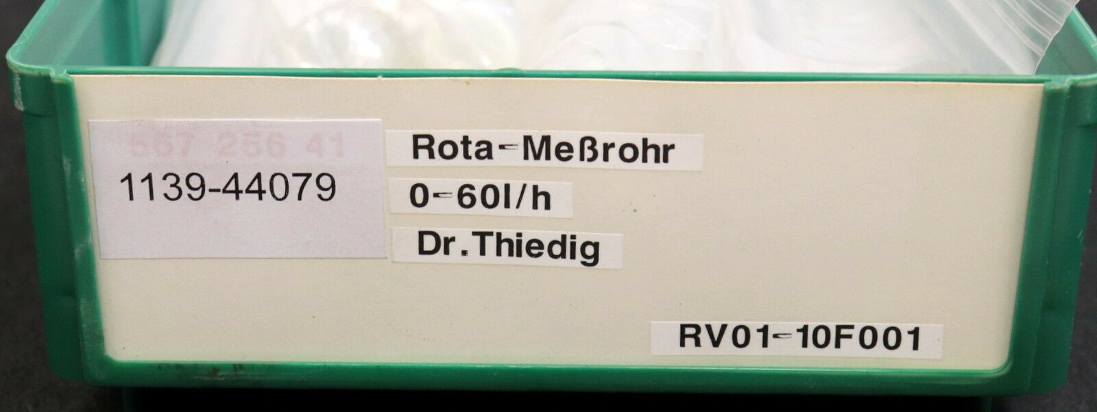 Dr. THIEDIG Ersatz ROTA Messrohr Länge 150mm für Durchflussmessung von 0-60l/h