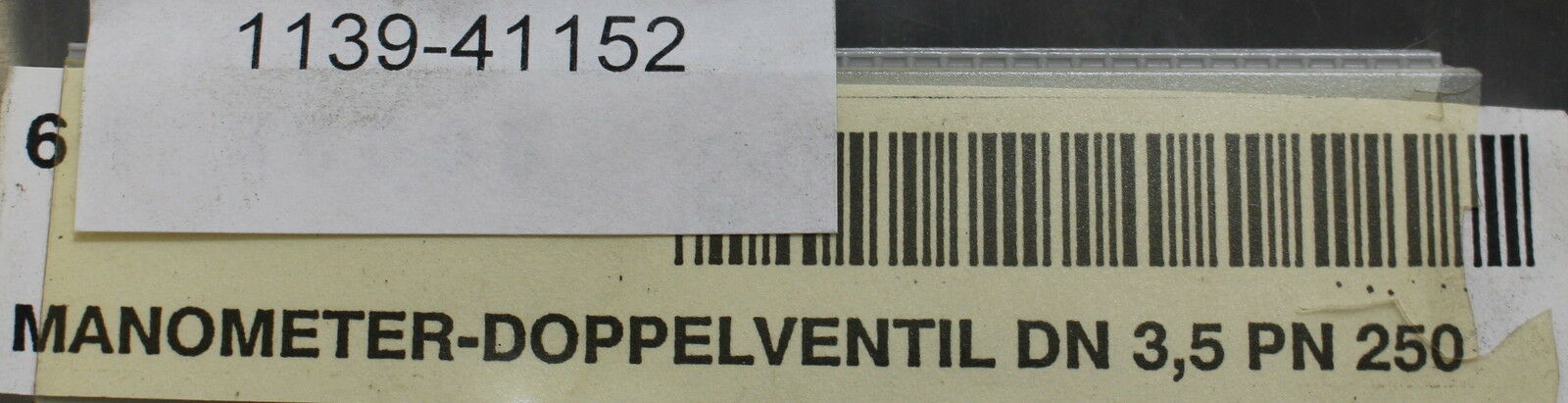 PHÖNIX PAW 1 Manometer-Doppelventil DN3.5 PN250 373K aus C22.8 Manometer